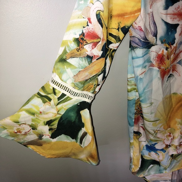 NWOT Amelia New York Soft Summer Orchid Tunic Top - Picture 5 of 8